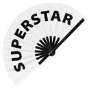 Superstar Bamboo Hand Fan