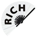 Rich Bamboo Hand Fan