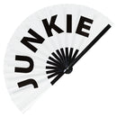 Junkie Bamboo Hand Fan