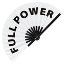 Full Power Bamboo Hand Fan