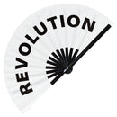 Revolution Bamboo Hand Fan