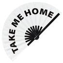 Take Me Home Bamboo Hand Fan