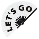 Let's Go Bamboo Hand Fan