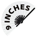 9 Inches | Hand Fan foldable bamboo gifts Festival accessories Rave handheld event Clack fans