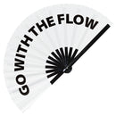 Go With The Flow Bamboo Hand Fan