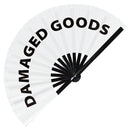 Damaged Goods Bamboo Hand Fan