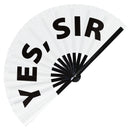 Yes, Sir Bamboo foldable hand fan