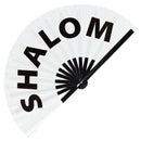 Shalom Bamboo Hand Fan