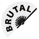 Brutal Bamboo hand fan