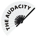 The Audacity Bamboo Hand Fan