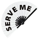 Serve Me Bamboo Hand Fan