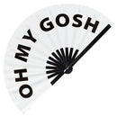 Oh My Gosh Bamboo Hand Fan