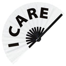 I Care Bamboo Hand Fan