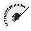 Let There Be House Bamboo Hand Fan