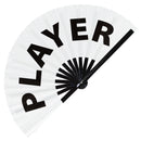 Player Bamboo Hand Fan