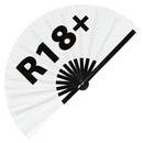 R18+ Bamboo Hand Fan