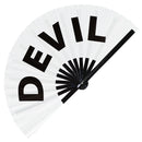 Devil Bamboo Hand Fan
