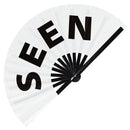 Seen Bamboo Hand Fan