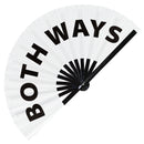 Both Ways Bamboo hand fan