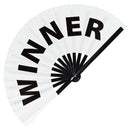 Winner Folding bamboo hand fan
