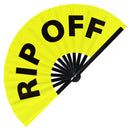 Rip Off Bamboo Hand Fan