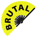 Brutal Bamboo hand fan