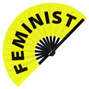 Feminist Bamboo Hand Fan