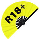 R18+ Bamboo Hand Fan