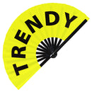 Trendy Bamboo Hand Fan