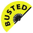 Busted Bamboo hand fan