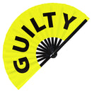 Guilty Bamboo Hand Fan