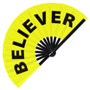 Believer Bamboo hand fan
