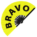 Bravo Bamboo hand fan