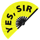 Yes, Sir Bamboo foldable hand fan