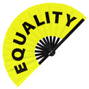 Equality Bamboo Hand Fan