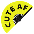 Cute AF Bamboo Hand Fan