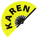Karen Bamboo Hand Fan
