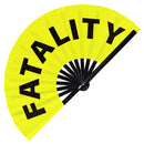 Fatality Bamboo Hand Fan