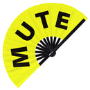 Mute Bamboo Hand Fan