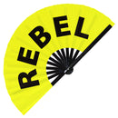 Rebel Bamboo Hand Fan