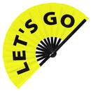 Let's Go Bamboo Hand Fan