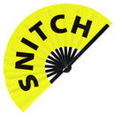 Snitch Bamboo Hand Fan