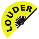 Louder Bamboo Hand Fan