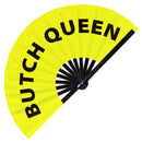Butch Queen Bamboo hand fan