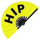 Hip | Hand Fan foldable bamboo gifts Festival accessories Rave handheld event Clack fans