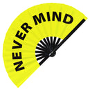 Never Mind Bamboo Hand Fan