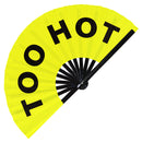 Too Hot Bamboo Hand Fan