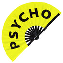 Psycho Bamboo Hand Fan