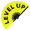 Level Up Bamboo Hand Fan