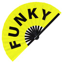 Funky Bamboo Hand Fan